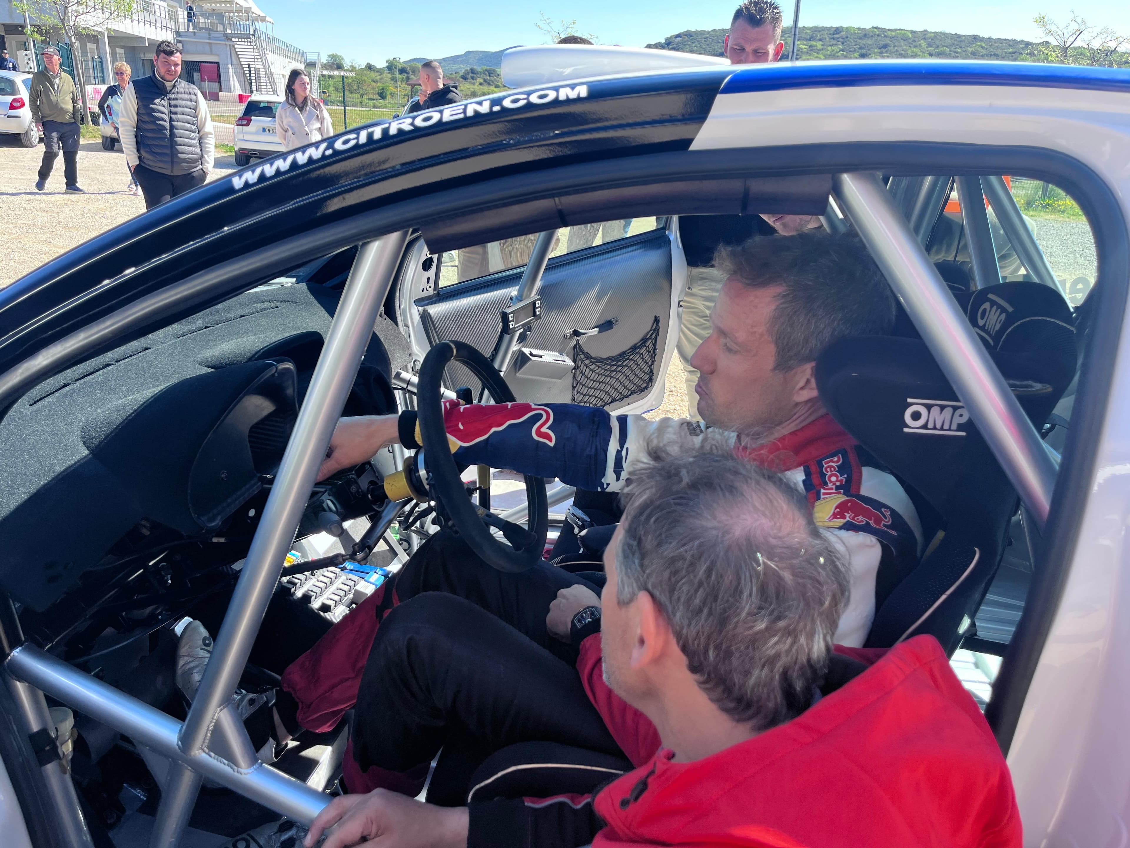 Photo Sébastien Ogier et Manu