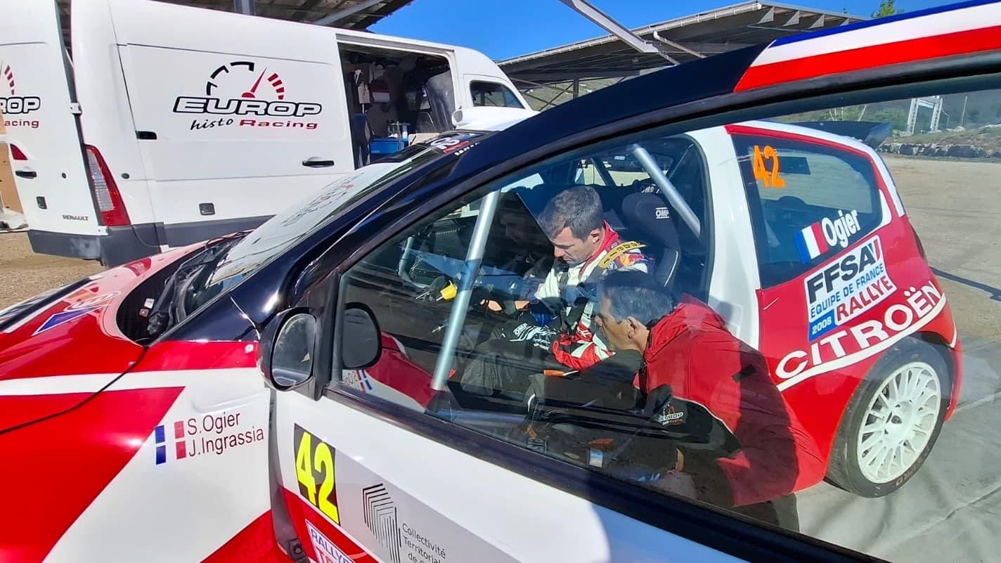 Photo Sébastien Ogier et Manu