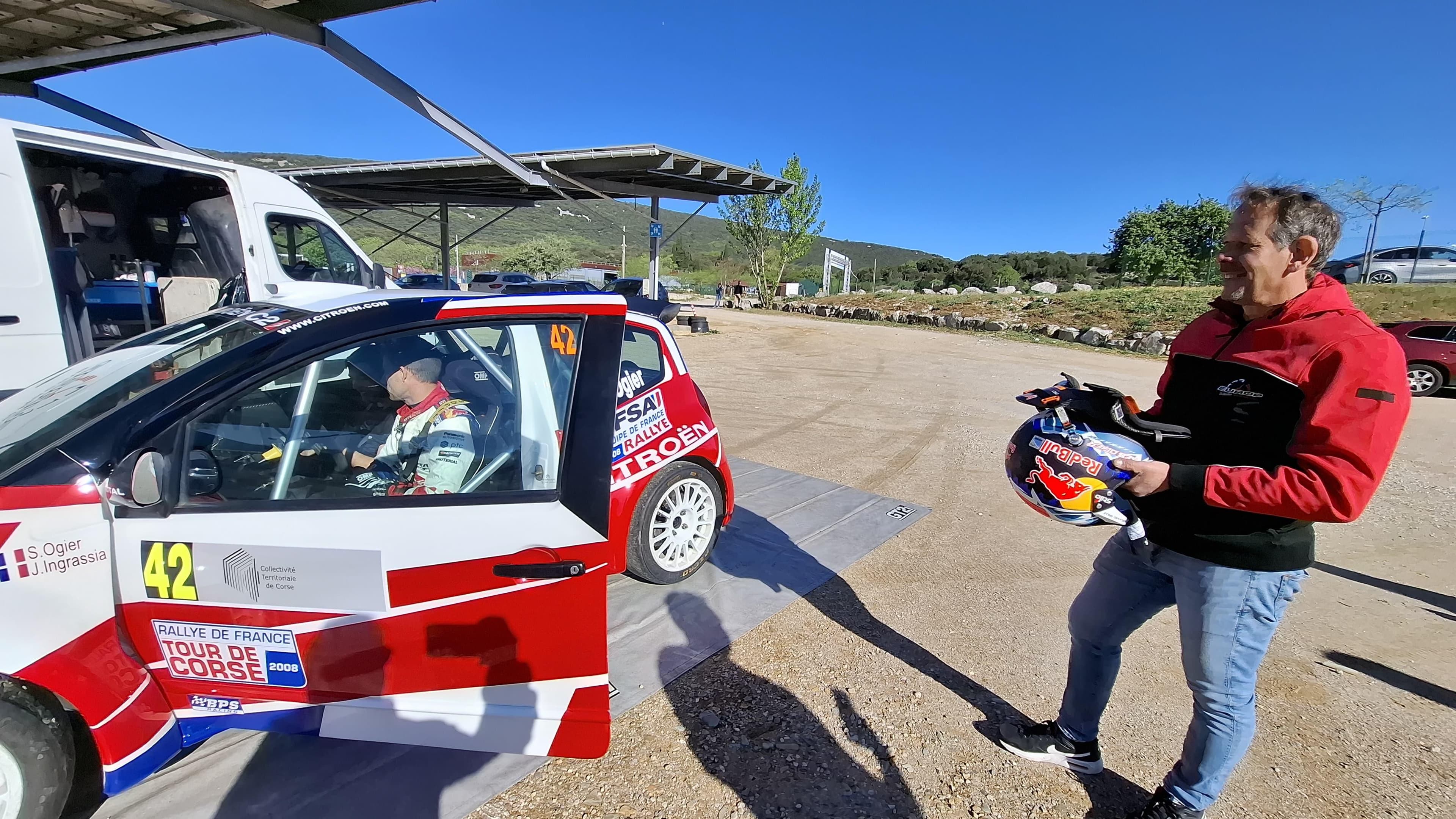 Photo Sébastien Ogier et Manu